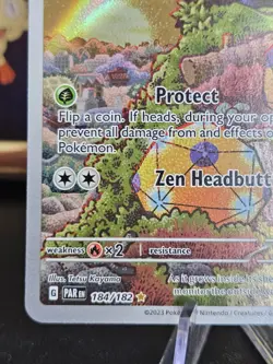 🔥 Pokemon TCG 🌟 Dottler 184/182 Illustration Rare IR Holo SV04: Paradox Rift - Image 4