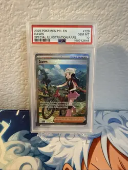 Pokemon TCG Dawn 129/094 Phantasmal Flames Special Illustration Rare Holo PSA 10 - Image 1