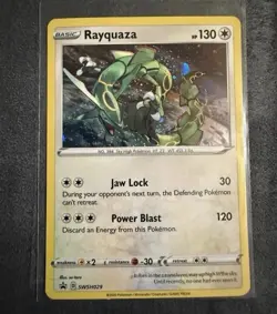 SWIRL - Pokemon - Rayquaza SWSH029 Black Star Promo - Sea & Sky - Crown Zenith - Image 1