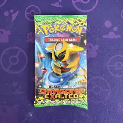 Pokemon Dragon Exalted Booster Pack – Giratina Art – Sealed 2012 B&W - Image 1