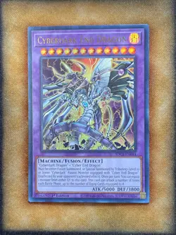 Yugioh Cyberdark End Dragon SDCS-EN044 Ultra Rare 1st Ed NM - Image 1