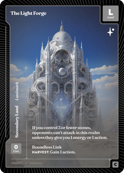 3X - Wonders of the First - The Light Forge 386/401 Secondary Land - Image 1