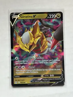 Giratina V - 130/196 - Pokemon Lost Origins Sword & Shield Ultra Rare Card NM - Image 1