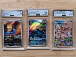 Pokemon Cards lot - Full Art - Skwovet, Arven's Greedent, Scream Tail - AGS Slab - Image 1