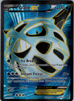 Glalie EX - 155/162 - Pokemon Breakthrough XY Full Art Ultra Rare Card - Image 1