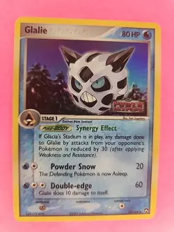Glalie Ex Power Keepers Holo Pokemon Card WOTC - Image 1
