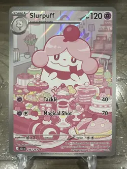Pokemon TCG Slurpuff Full Art Holo Card 236/217 ASC - Image 1