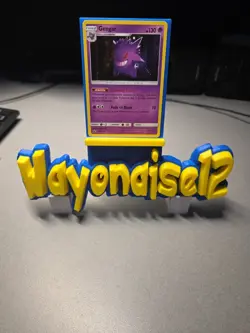 2017 Pokemon Sun & Moon Crimson Invasion Gengar Holo Card #38 - Image 1