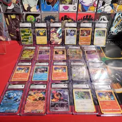 Lot Of 21 Cracked/Damaged CGC Pokemon Cards TCG BULK - Image 1