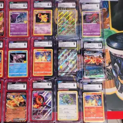 Lot Of 21 Cracked/Damaged CGC Pokemon Cards TCG BULK - Image 3