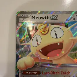 Pokemon Meowth EX 062/088 POR Holo Rare Basic Card Nintendo English 2026 - Image 5