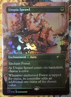 Utopia Sprawl (Borderless), Secret Lair Drop,Foil, #409, MTG, NM++ - Image 1