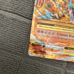 Pokemon M Charizard EX 13/108 Ultra Rare Evolutions Mega Holo 220 HP Card - Image 3