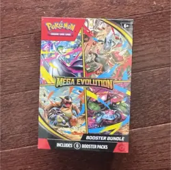 Pokemon Mega Evolution Booster Bundle Box Lucario Gardevoir 6 Packs - Image 1