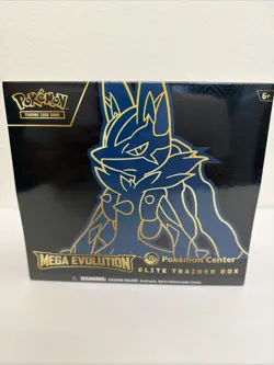 Pokemon Center Exclusive Mega Evolutions Elite Trainer Box ETB Factory Sealed - Image 1