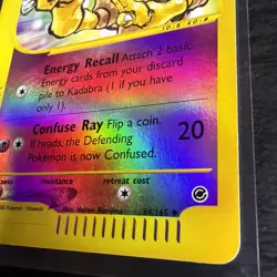 Pokemon TCG Kadabra Reverse Holo 84/165 Expedition Lp 🔥 - Image 3