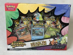 Pokemon Ascended Heroes First Partner Deluxe Pin Collection Sealed New - Image 1