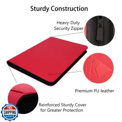 Rieton 16 Pocket 1000+ Pockets Card Binder, Large Ringless Side Loading Pocke - Image 2
