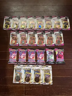 Pokemon Sword & Shield Fusion Strike Lost Origin Astral Booster Lot 24 Packs - Image 1