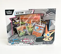 Pokemon TCG Black Bolt & White Flare Unova Victini Illustration Collection Box - Image 1