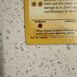 Pokemon Pikachu 60/64 Jungle Common Regular Unlimited 50 HP Basic WOTC 1999 - Image 5