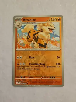 Pokemon Arcanine #028/182 English Destined Rivals Reverse Holo - Image 1