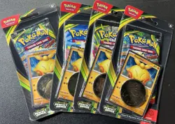 LOT OF 4 X Pokemon TCG PERFECT ORDER Booster Packs w/ Coin Bundle New/Sealed - Image 1
