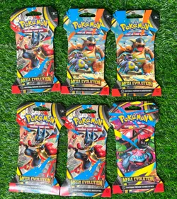 20x Pokemon Mega Evolution Booster Pack Lot of 20 Sleeved Blister Sealed - Image 4