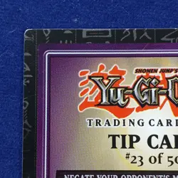 Tip Card DB-EN73 #23 of 50 Negate your Opponents Monster Effects LP - Image 2