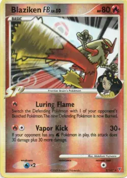 Pokemon: Supreme Victors: Reverse Holofoil Blaziken FB: MP Condition - Image 1