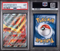 Pokemon TCG Team Rockets Moltres EX#208/182 Destined Rivals Stamped Promo - Image 3