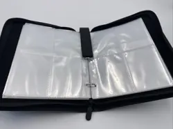 Pokemon Binder MEWTWO 7” X 9.5” Zipper Binder With Strap Faux Leather - Image 3
