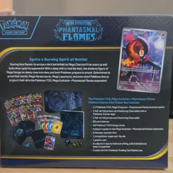 1 Pokemon TCG Pokemon Center Elite Trainer Box Mega Evolution: Phantasmal Flames - Image 3