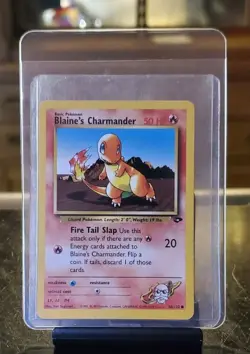 Blaine's Charmander 60/132 Gym Challenge Pokemon TCG - Image 1