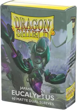 Dragon Shield - Matte Dual - Japanese Size Card Sleeves | 60 CT - Eucalyptus - Image 1