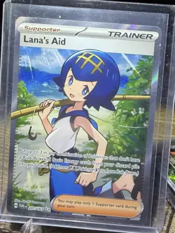 Pokemon TCG Lanas Aid 207/167 Ultra Rare Full Art Trainer Twilight Masquerade NM - Image 1