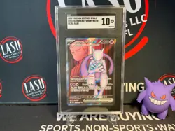 Team Rocket's MewTwo Graded SGC 10 2025 Destined Rivals #213 Ultra Rare Pokemon - Image 1