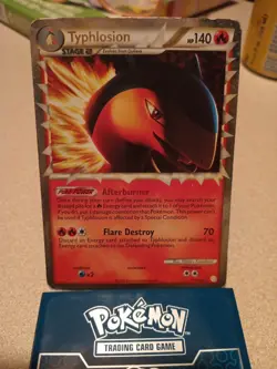 Typhlosion Prime 110/123 HeartGold SoulSilver Unleashed Holo Rare Pokemon TCG MP - Image 1