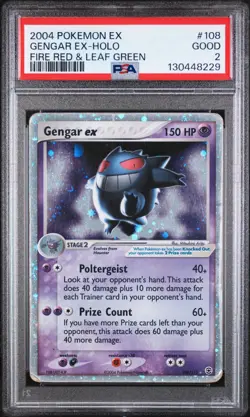 PSA 2 Gengar ex #108 Fire Red & Leaf Green Pokemon - Image 1