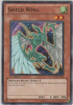 Shield Wing - DP10-EN002 - Common - Unlimited Edition - Heavily Played - Duelist - Image 1