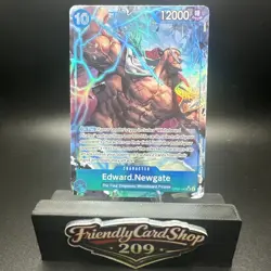 Edward Newgate OP08-043 SR Parallel Alt Art Two Legends One Piece TCG NM - Image 1