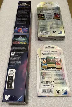⭐NEW Disney Lorcana Fabled Bundle: 1-Play Mat, 1-Starter Deck, and 1-Booster⭐ - Image 2