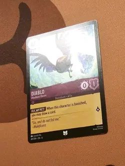 Lorcana Diablo - Obedient Raven (Cold Foil) x1 NM from Azurite Sea - Image 2