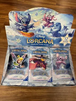 NEW SEALED Disney Lorcana TCG Winterspell English 24x Booster Packs - Image 1