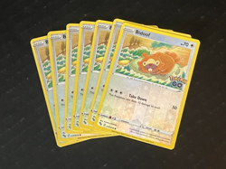 (7) BIDOOF POKEMON GO TCG HOLO CARD LOT 059/078 - Image 1