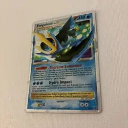 Pokemon BLACK STAR PROMO EMPOLEON LV X #DP11 HOLO FOIL CARD - Image 2