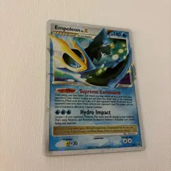 Pokemon BLACK STAR PROMO EMPOLEON LV X #DP11 HOLO FOIL CARD - Image 3