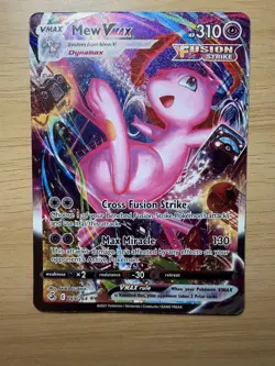 Pokemon Mew VMAX Alternate Art Holo Rare Card 269/264 Swsh08: Fusion Strike - Image 1
