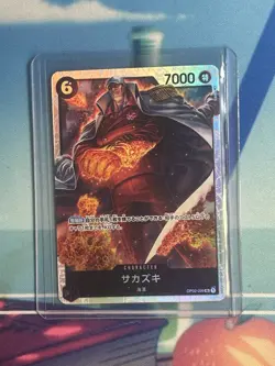 Sakazuki OP02-099 SR Paramount War - Japanese ONE PIECE Card Game - Image 1