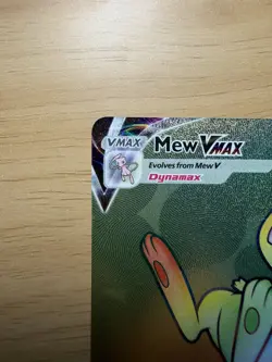 Pokemon Card Mew VMAX Rainbow Secret Rare Holo Fusion Strike 268/264 NM - Image 2